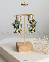 Baroque Garden Cluster Earrings