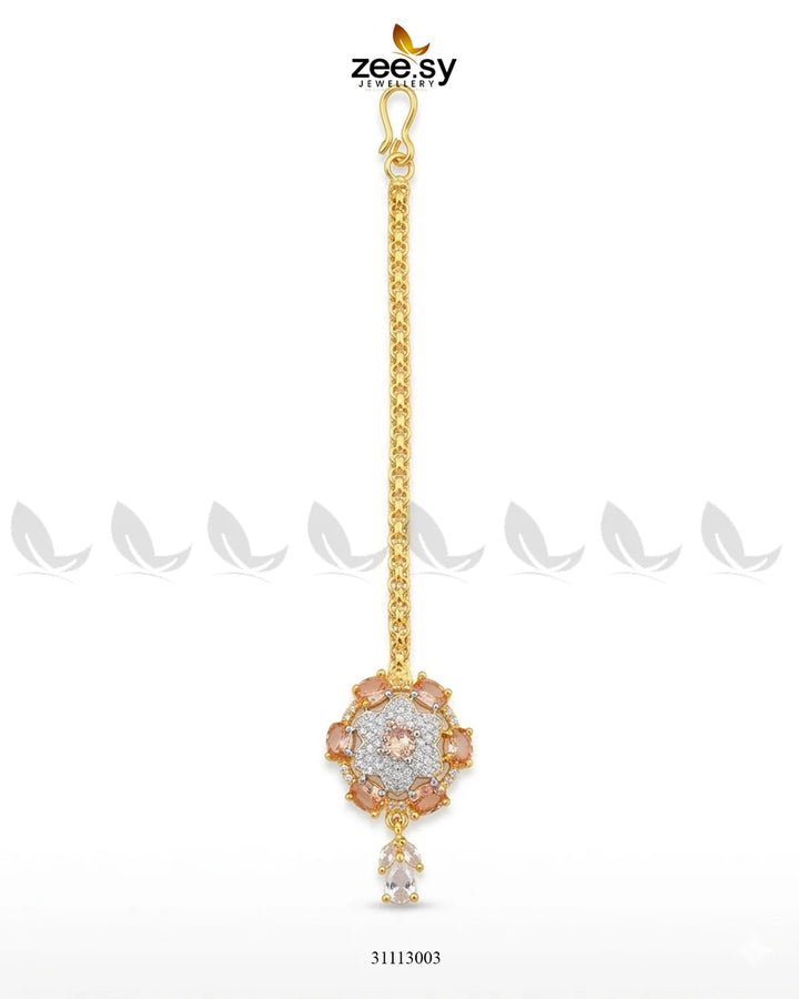 Aquila Sparkle Crystal Blossom Bindiya bindiya - Zeesy Jewellery Pakistan | Premium Artificial & Imitation Jewellery