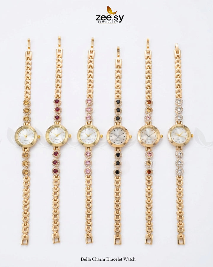 Bella Charm Bracelet Watch ACCESSORIES - Zeesy Jewellery Pakistan | Premium Artificial & Imitation Jewellery