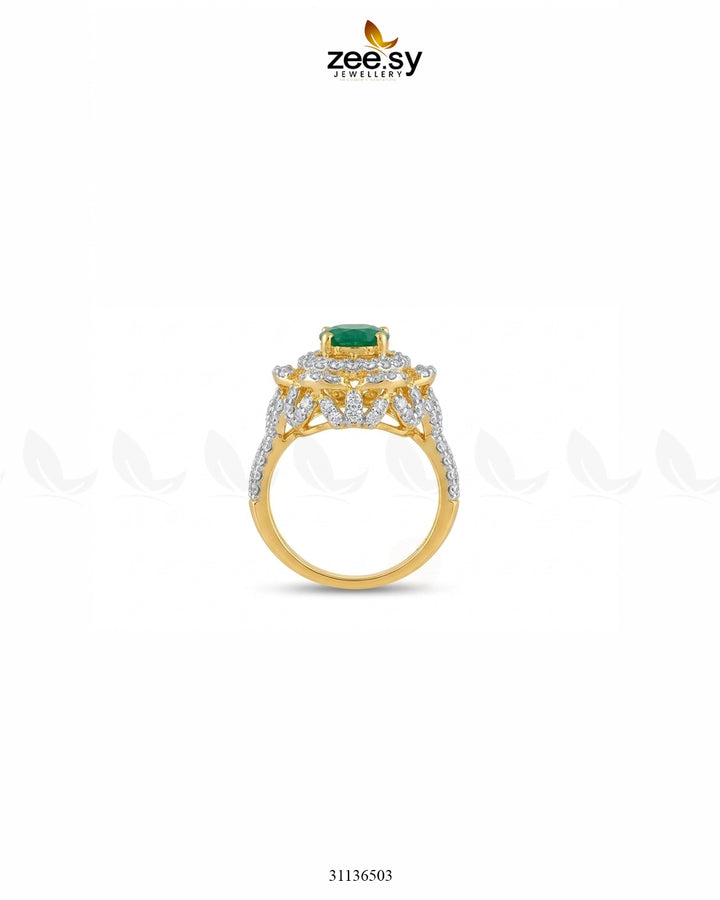 Bella Cocktail Cluster Ring Finger Ring - Zeesy Jewellery Pakistan | Premium Artificial & Imitation Jewellery