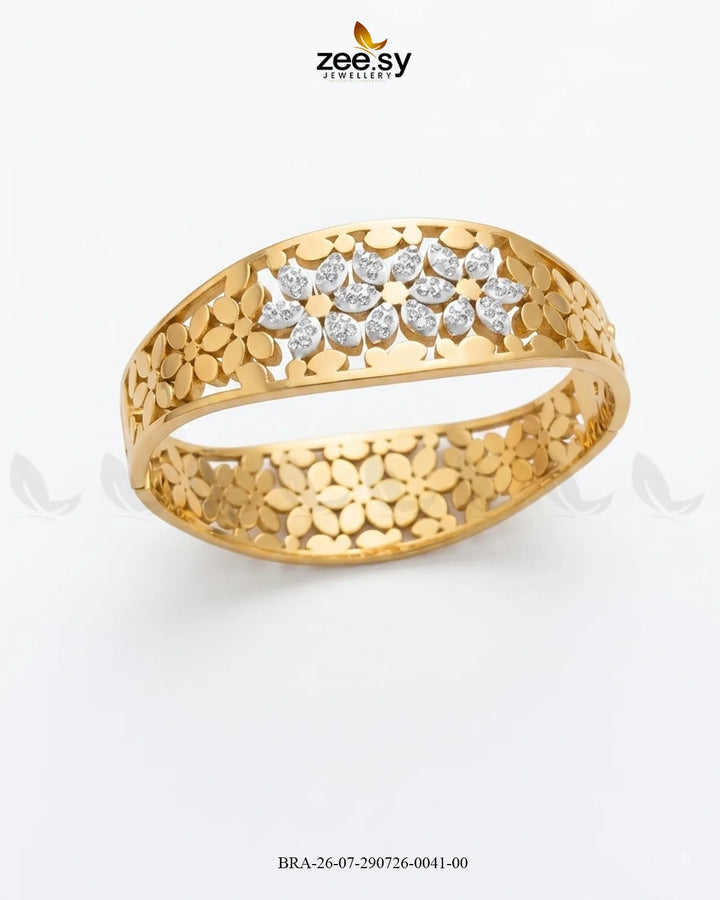 Bella Petal Cluster Statement Bracelet Bracelet - Zeesy Jewellery Pakistan | Premium Artificial & Imitation Jewellery