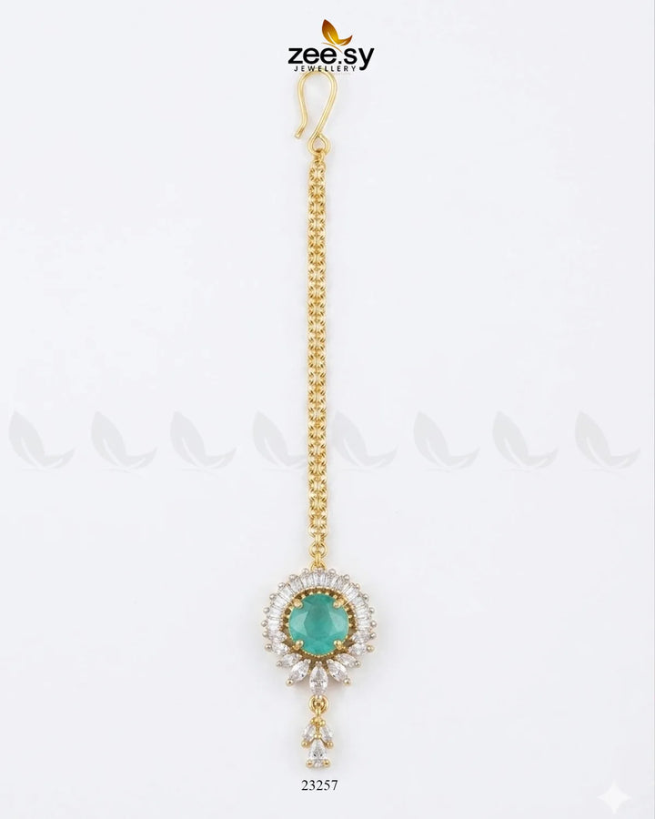 Velanza Teardrop Zircon Bindiya bindiya - Zeesy Jewellery Pakistan | Premium Artificial & Imitation Jewellery