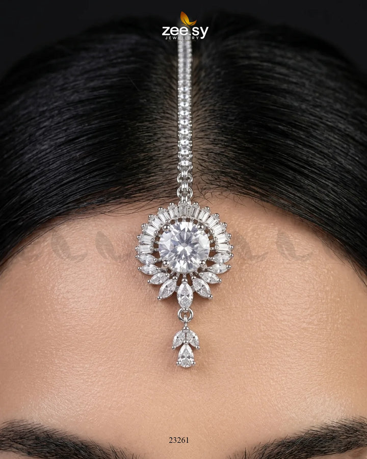 Velanza Teardrop Zircon Bindiya bindiya - Zeesy Jewellery Pakistan | Premium Artificial & Imitation Jewellery