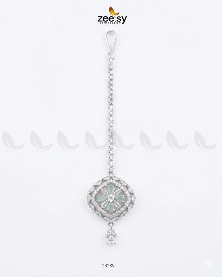 Elavara Floral Gemstone Bindiya BINDIYA - Zeesy Jewellery Pakistan | Premium Artificial & Imitation Jewellery