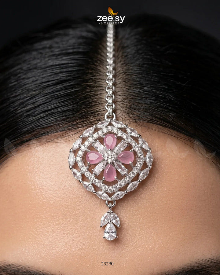 Elavara Floral Gemstone Bindiya BINDIYA - Zeesy Jewellery Pakistan | Premium Artificial & Imitation Jewellery
