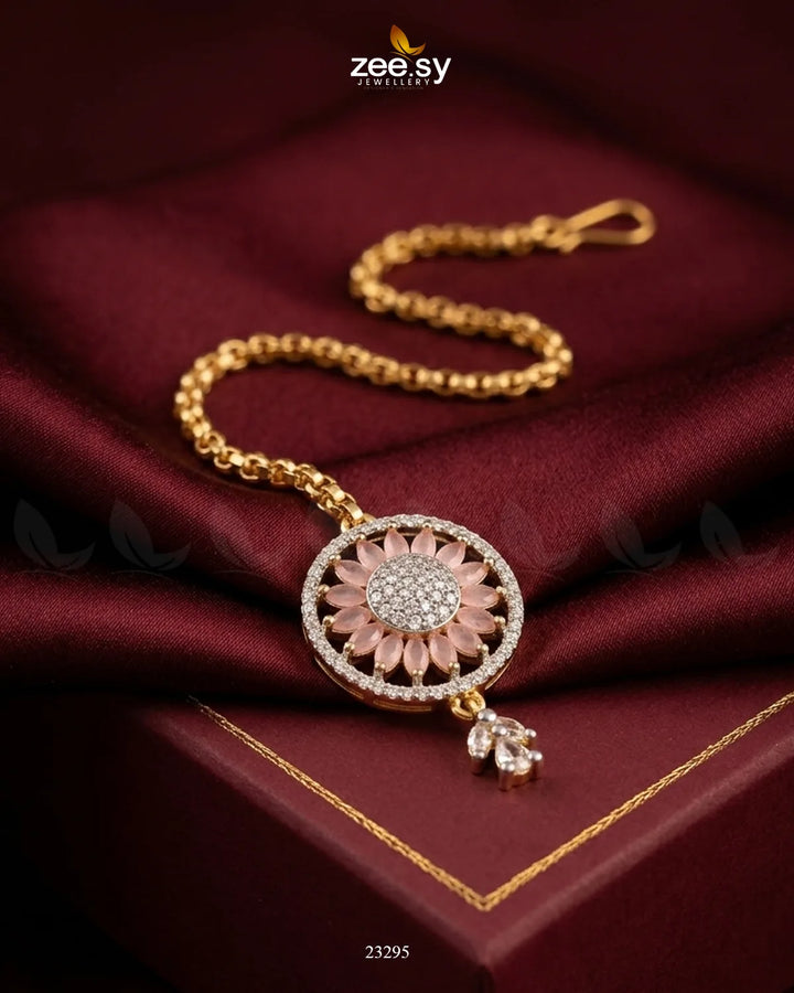Indigo Wheel Crystal Bindiya bindiya - Zeesy Jewellery Pakistan | Premium Artificial & Imitation Jewellery