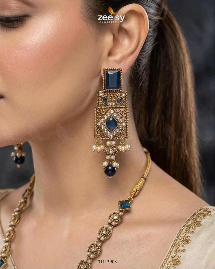 Captivating Crystals Necklace Necklace Sets - Zeesy Jewellery Pakistan | Premium Artificial & Imitation Jewellery