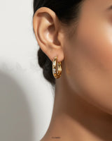 Classic Tiny Sparkle Hoop Earrings