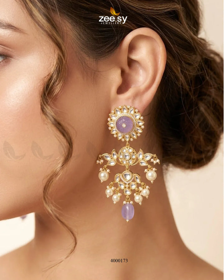 Cypress Floral Pearl Necklace Set Necklace Sets - Zeesy Jewellery Pakistan | Premium Artificial & Imitation Jewellery
