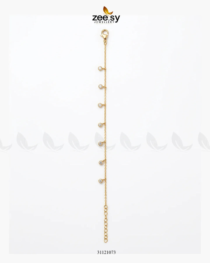 Dainty Drop Dangle Bracelet Bracelet - Zeesy Jewellery Pakistan | Premium Artificial & Imitation Jewellery