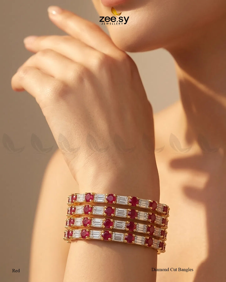 Diamond Cut Bangles Bangles - Zeesy Jewellery Pakistan | Premium Artificial & Imitation Jewellery