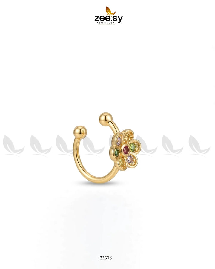 Buttercup Bloom Modern Ear Cuff Earrings - Zeesy Jewellery Pakistan | Premium Artificial & Imitation Jewellery