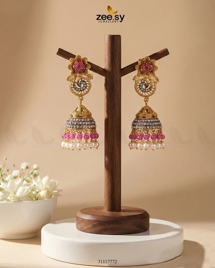 Fern Earrings Earrings - Zeesy Jewellery Pakistan | Premium Artificial & Imitation Jewellery