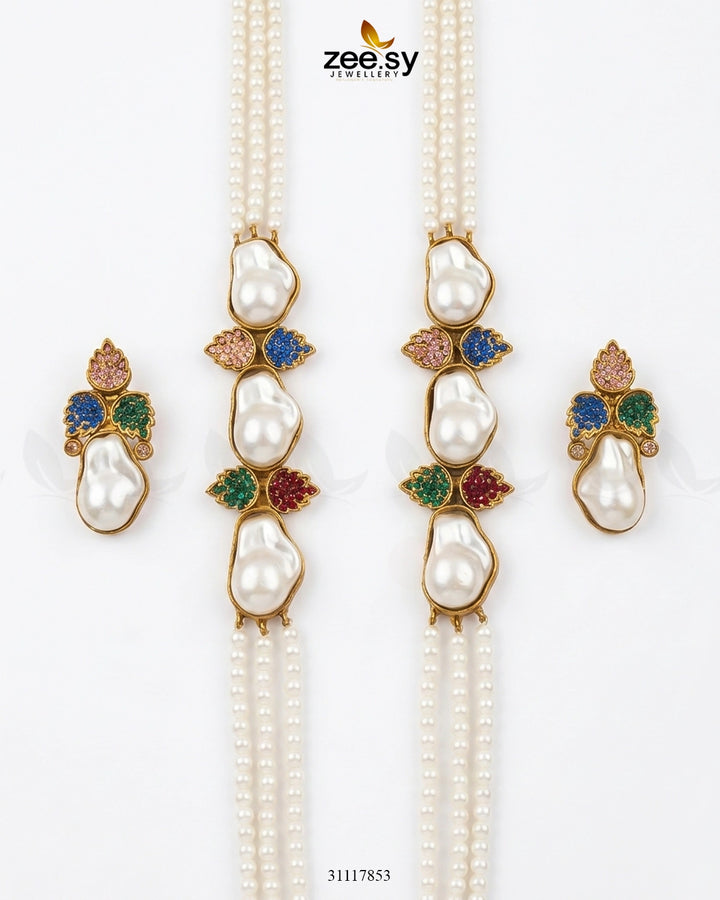 Fern Malla Necklace Malla Necklace - Zeesy Jewellery Pakistan | Premium Artificial & Imitation Jewellery