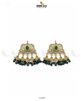 Elegant Tassel Moti Work Earrings