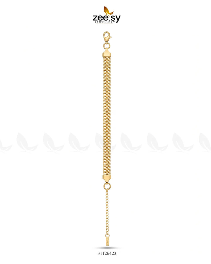 Imperial Double Curb Bracelet Bracelet - Zeesy Jewellery Pakistan | Premium Artificial & Imitation Jewellery