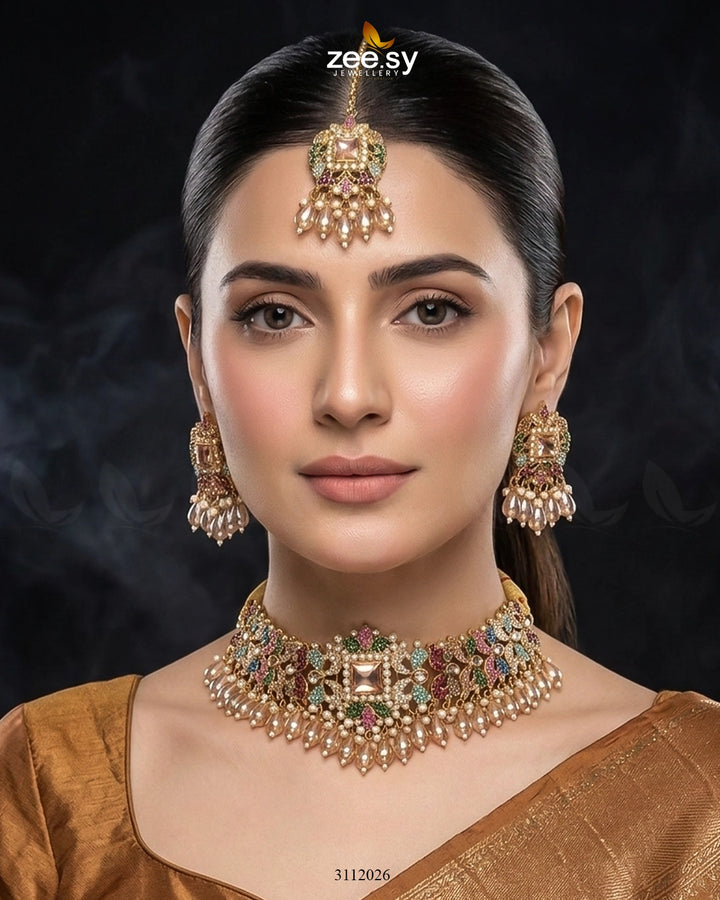 Katrina's Necklace Set Necklace Sets - Zeesy Jewellery Pakistan | Premium Artificial & Imitation Jewellery