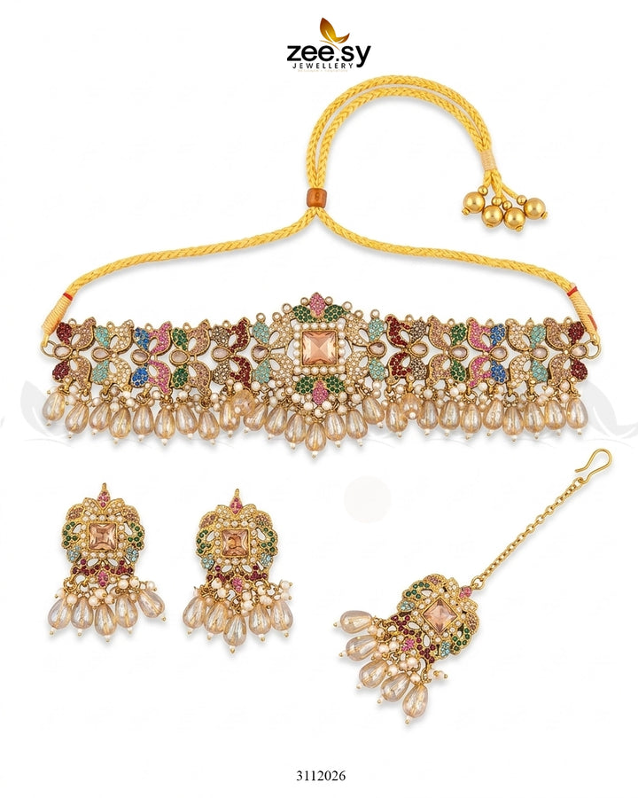Katrina's Necklace Set Necklace Sets - Zeesy Jewellery Pakistan | Premium Artificial & Imitation Jewellery