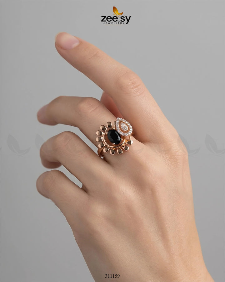 Lavender Ring Finger Ring - Zeesy Jewellery Pakistan | Premium Artificial & Imitation Jewellery