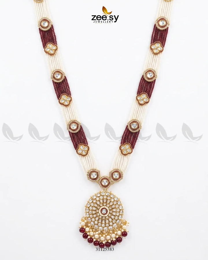 Luxurious Broad Carved Bridal Set Bridal Set - Zeesy Jewellery Pakistan | Premium Artificial & Imitation Jewellery