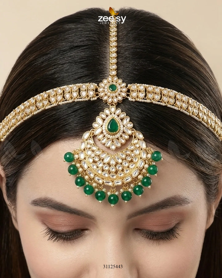 Luxurious Elaborate Grand Bridal Set Bridal Set - Zeesy Jewellery Pakistan | Premium Artificial & Imitation Jewellery