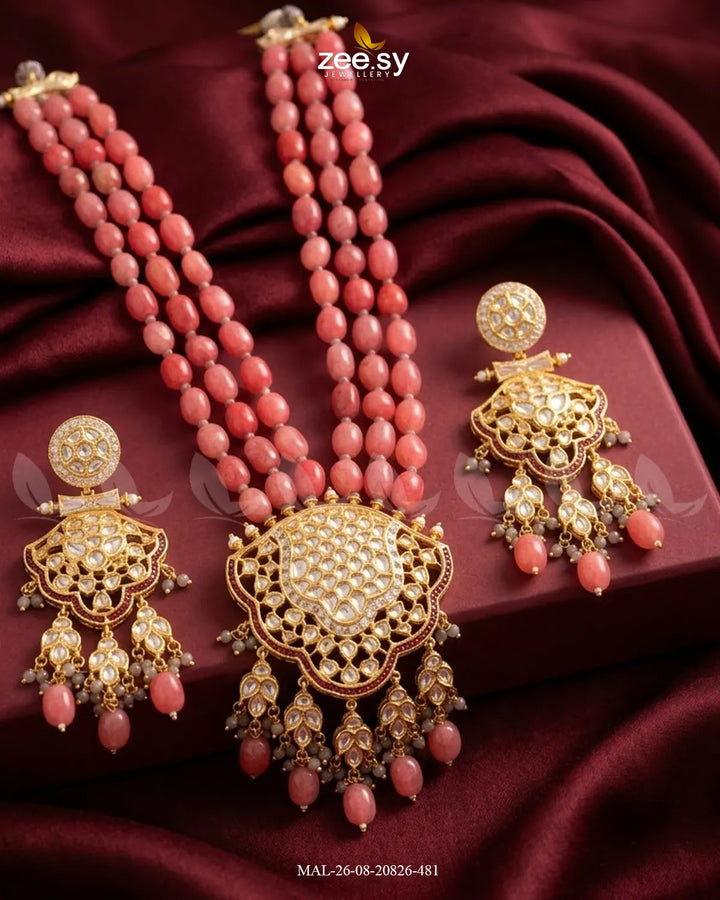 Mira Pearl Drop Malla Set