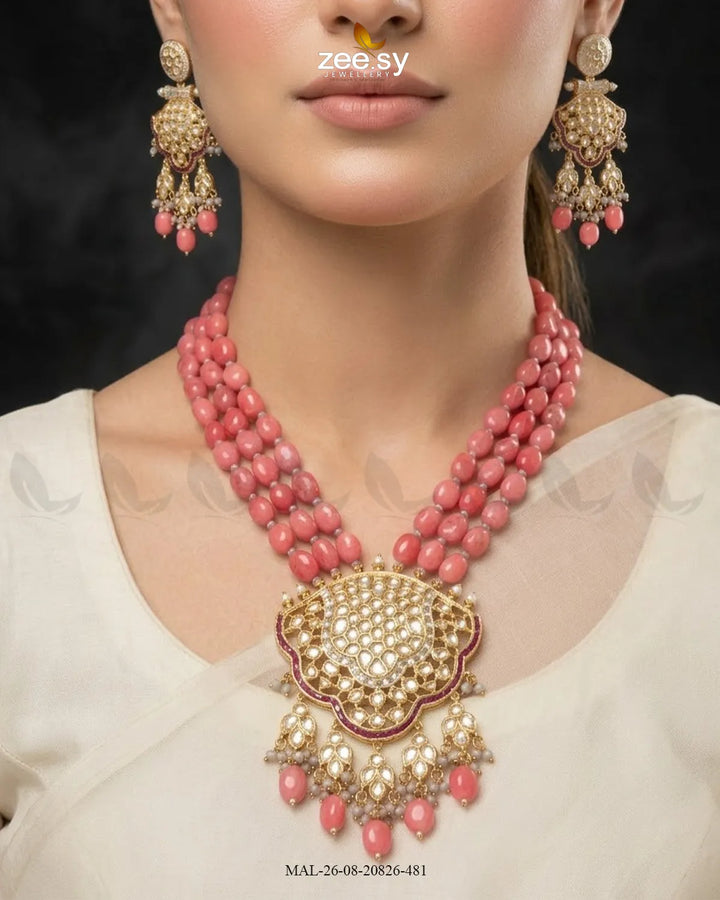 Mira Pearl Drop Malla Set