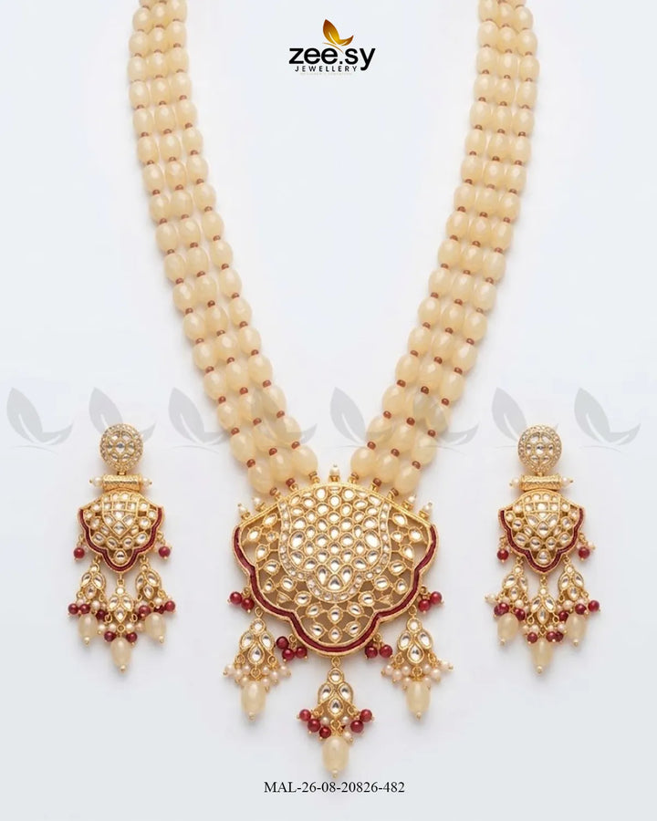 Mira Pearl Drop Malla Set