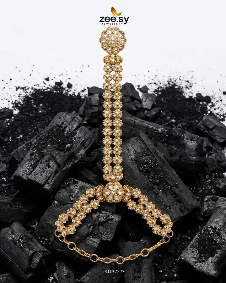 Mughal Floral Stone Anja Bracelet Bracelet - Zeesy Jewellery Pakistan | Premium Artificial & Imitation Jewellery