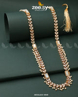 MALLA NECKLACE-0945 White - Zeesy Jewellery