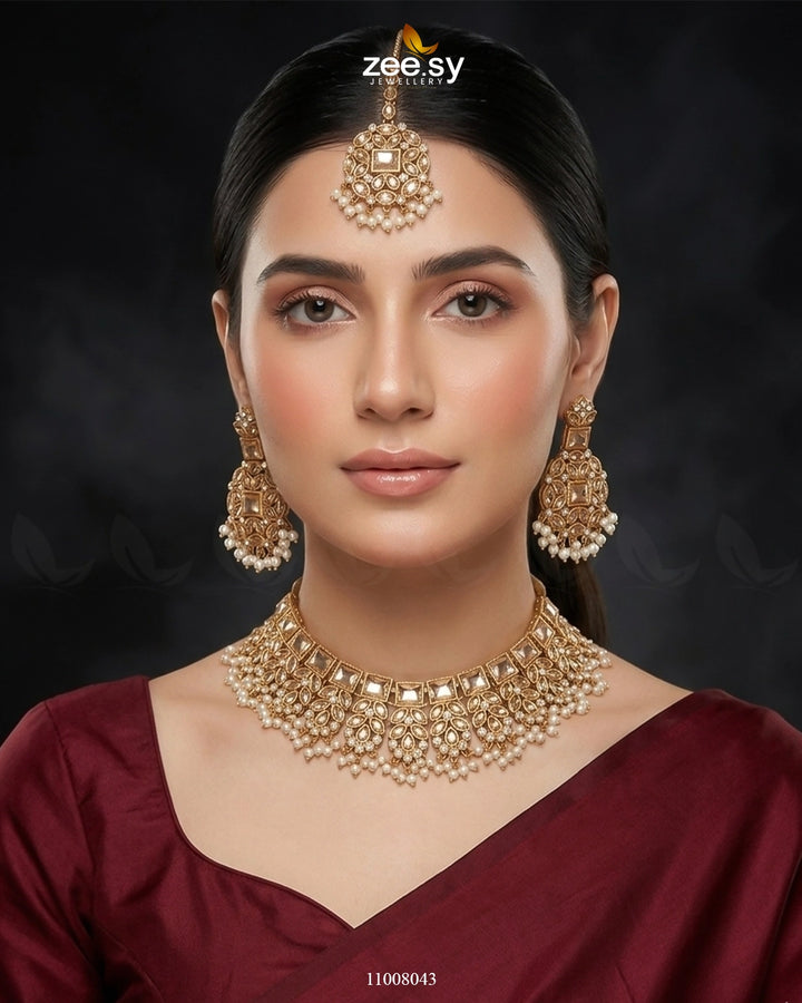 Imperial Heirloom Luxe Bridal Set Necklace Sets - Zeesy Jewellery Pakistan | Premium Artificial & Imitation Jewellery
