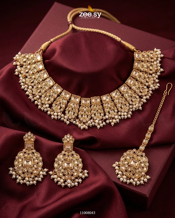 Imperial Heirloom Luxe Bridal Set Necklace Sets - Zeesy Jewellery Pakistan | Premium Artificial & Imitation Jewellery
