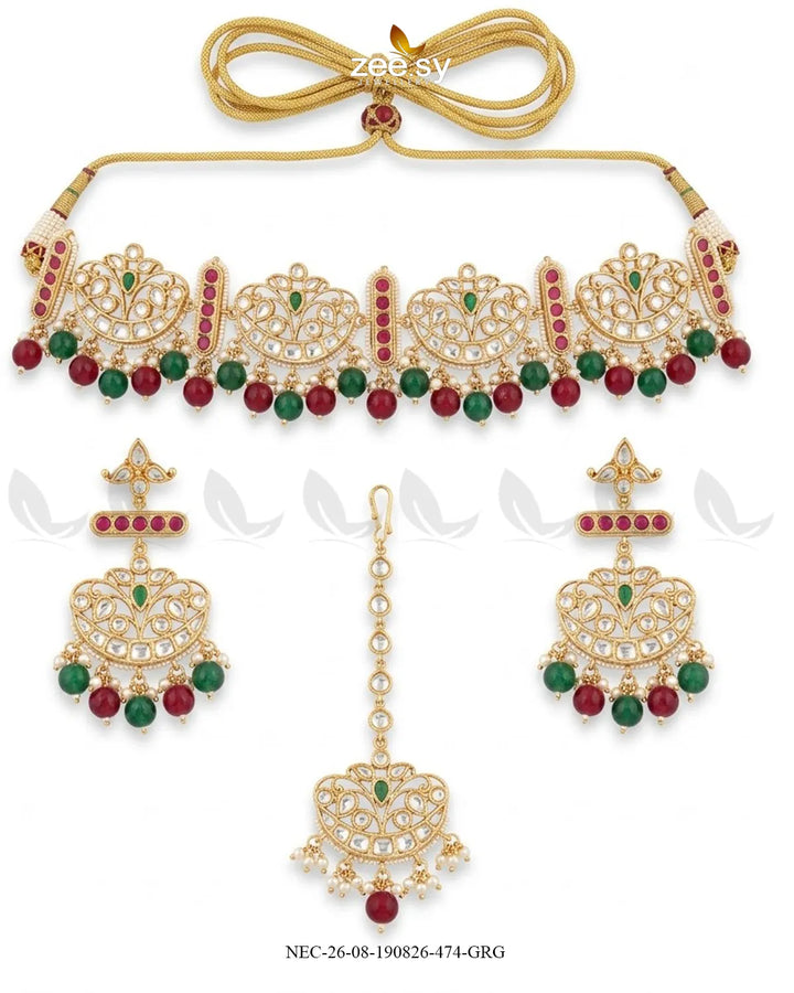 Orla Pearl Drop Necklace Set Necklace Sets - Zeesy Jewellery Pakistan | Premium Artificial & Imitation Jewellery