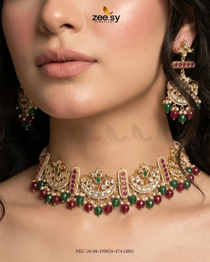 Orla Pearl Drop Necklace Set Necklace Sets - Zeesy Jewellery Pakistan | Premium Artificial & Imitation Jewellery
