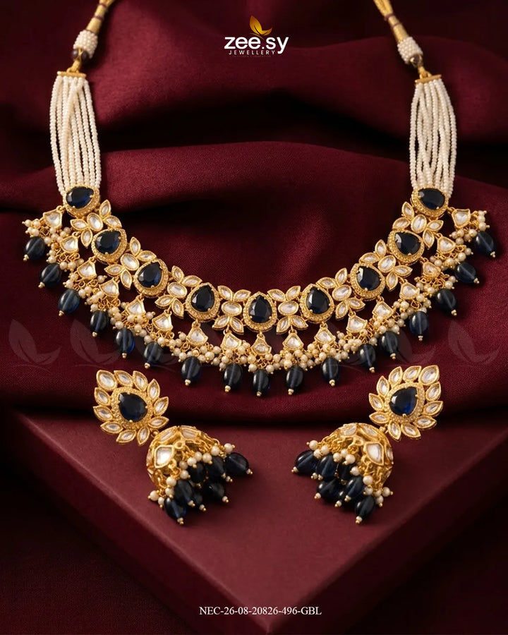 Orla Traditional Kundan Necklace Set