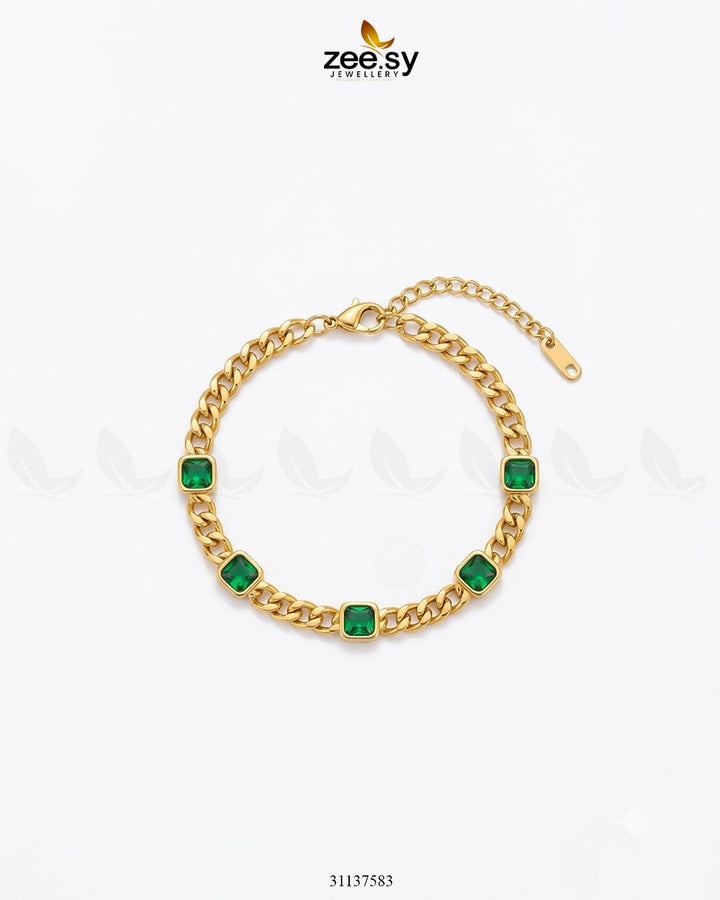 Prism Crystal Gemstone Bracelet Bracelet - Zeesy Jewellery Pakistan | Premium Artificial & Imitation Jewellery
