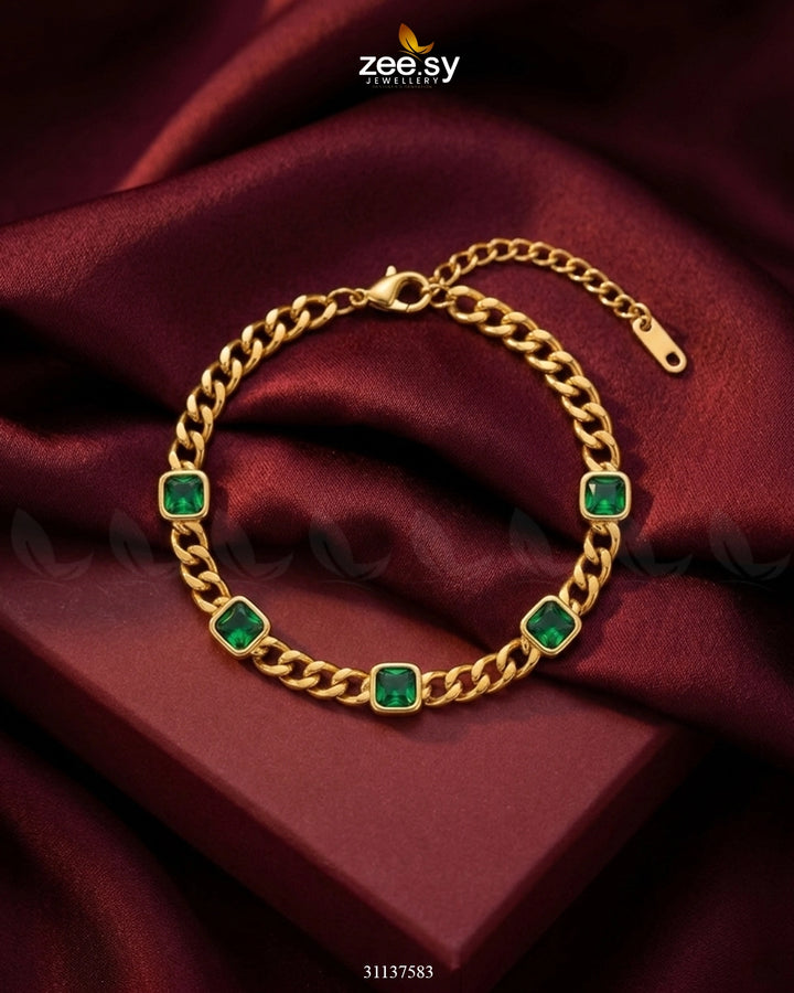 Prism Crystal Gemstone Bracelet Bracelet - Zeesy Jewellery Pakistan | Premium Artificial & Imitation Jewellery