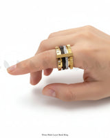 Prism Multi Layer Band Ring