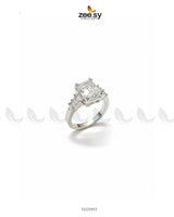 Rich Bold Square Cluster Ring - Zeesy Jewellery