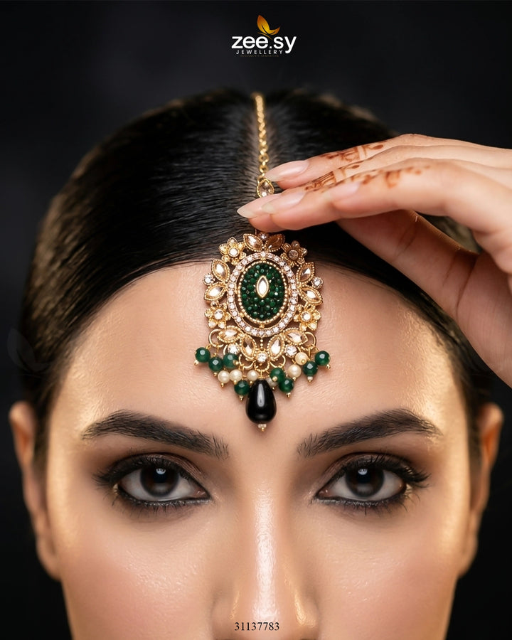 Royal Kundan Malla Necklace Set Malla Necklace - Zeesy Jewellery Pakistan | Premium Artificial & Imitation Jewellery