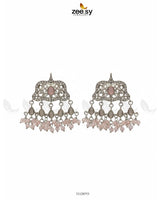 Elegant Tassel Moti Work Earrings