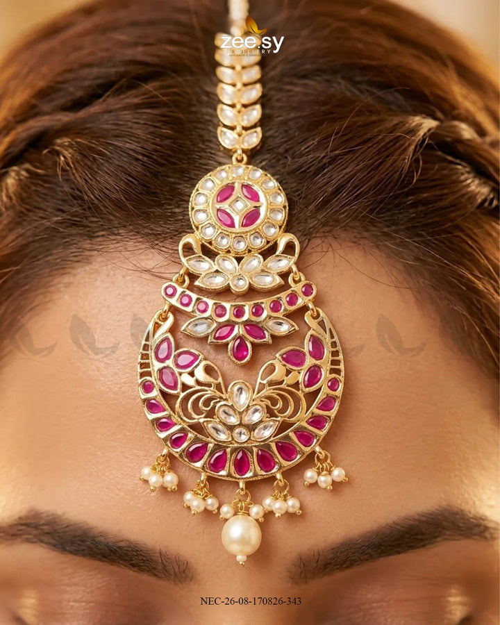 Serenity Medallion Kundan Choker Set