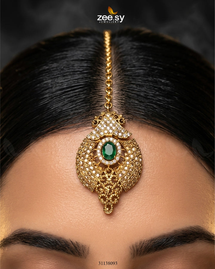 Shahi Gemstone Hasli Necklace Set Bridal Set - Zeesy Jewellery Pakistan | Premium Artificial & Imitation Jewellery
