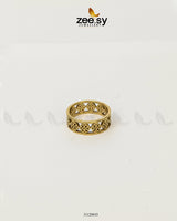 Timeless Geometric Openwork Ring - Zeesy Jewellery