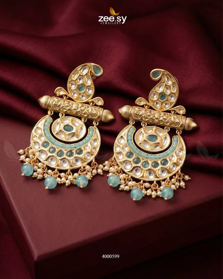 Traditional Pearls Danglers Earrings
