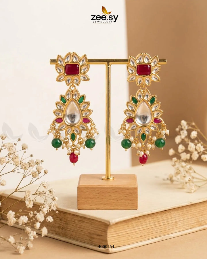 Veda Pearl Gemstone Earrings