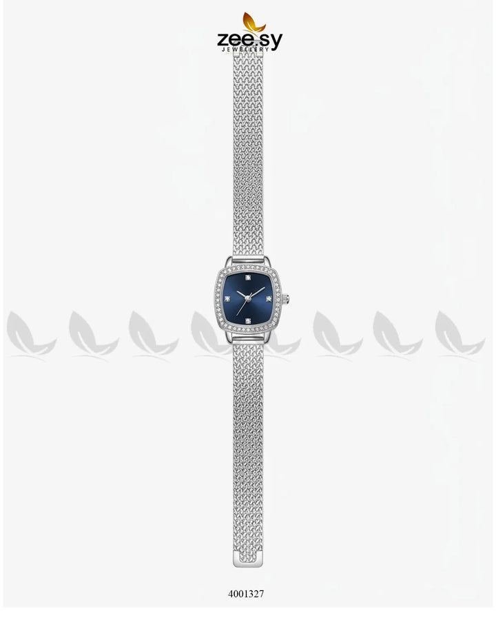 Wave Cushion Mesh Watch