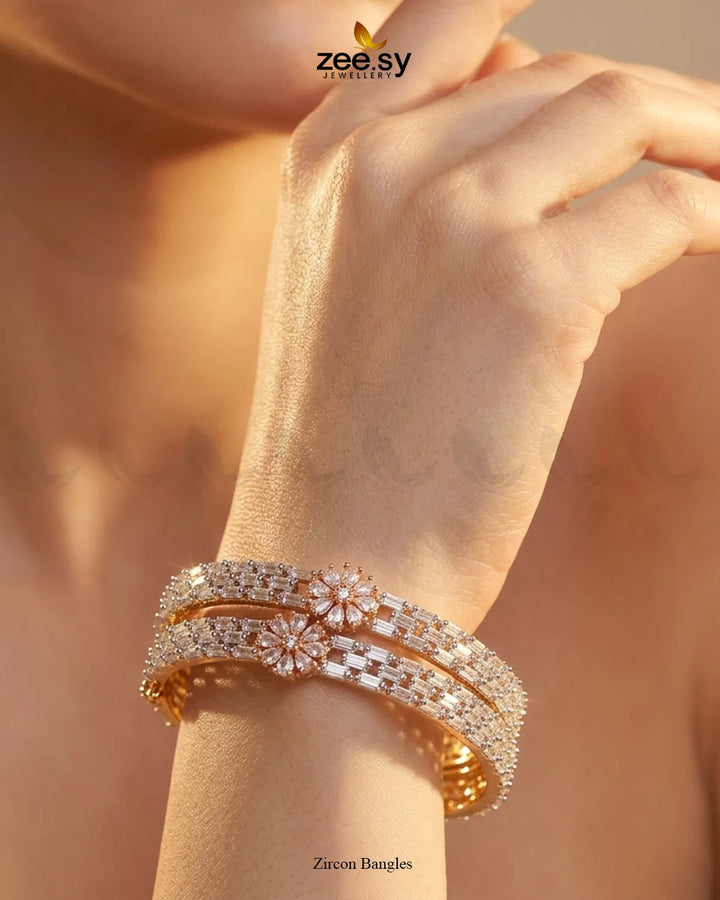 Zircon Bangles Bangles - Zeesy Jewellery Pakistan | Premium Artificial & Imitation Jewellery