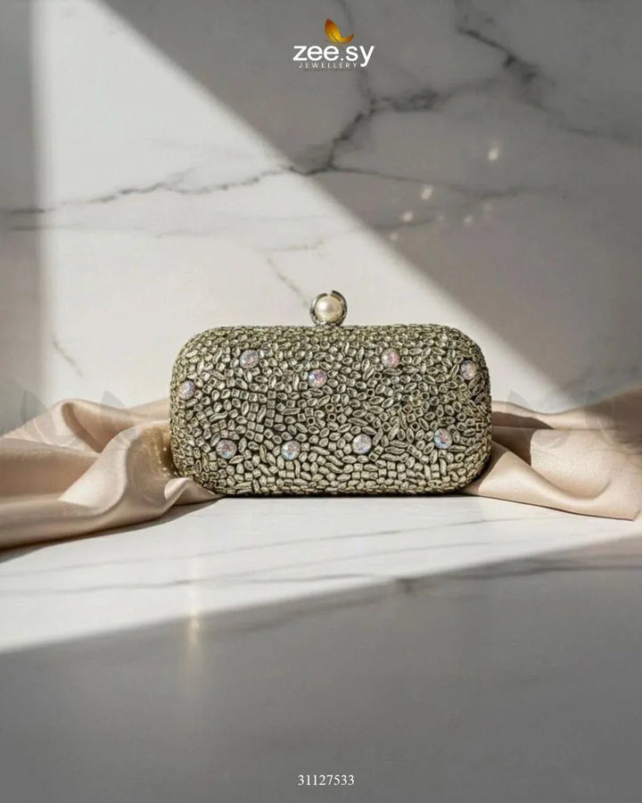 Berry Toned Crystal Fiesta Bag ACCESSORIES - Zeesy Jewellery Pakistan | Premium Artificial & Imitation Jewellery