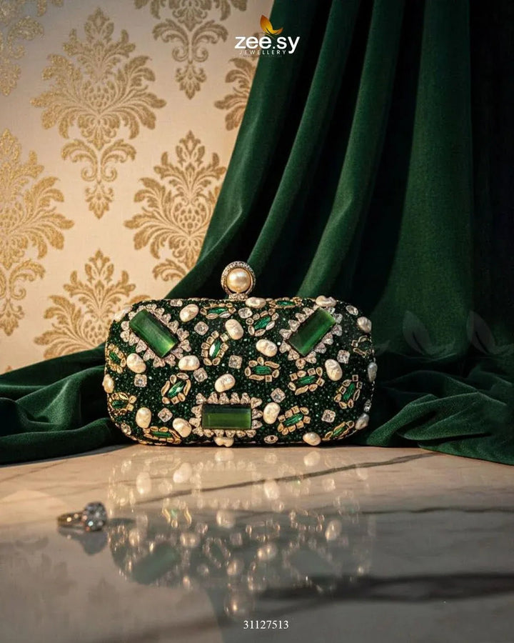 Jungle Queen's Formal Clutch Bag ACCESSORIES - Zeesy Jewellery Pakistan | Premium Artificial & Imitation Jewellery